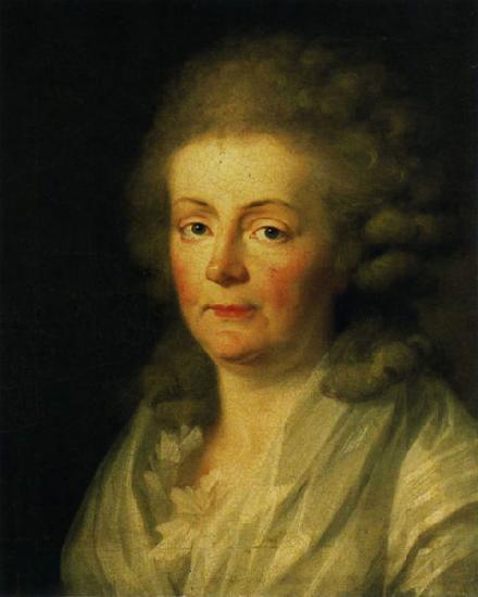 johann friedrich august tischbein Portrait of Anna Amalia of Brunswick olfenbutel oil painting image